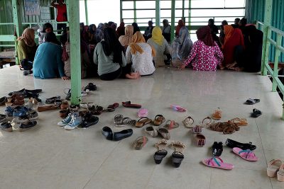 Fisherwomen's meeting in Cambaya, Makassar