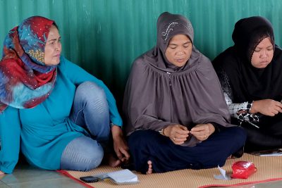 Fisherwomen's meeting in Cambaya, Makassar